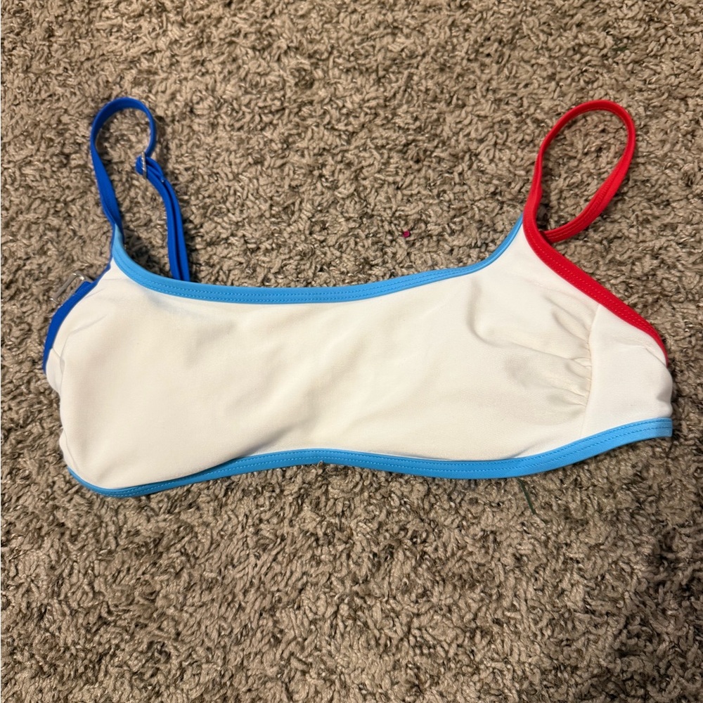 Wild Fable Blue and Red Bikini Top